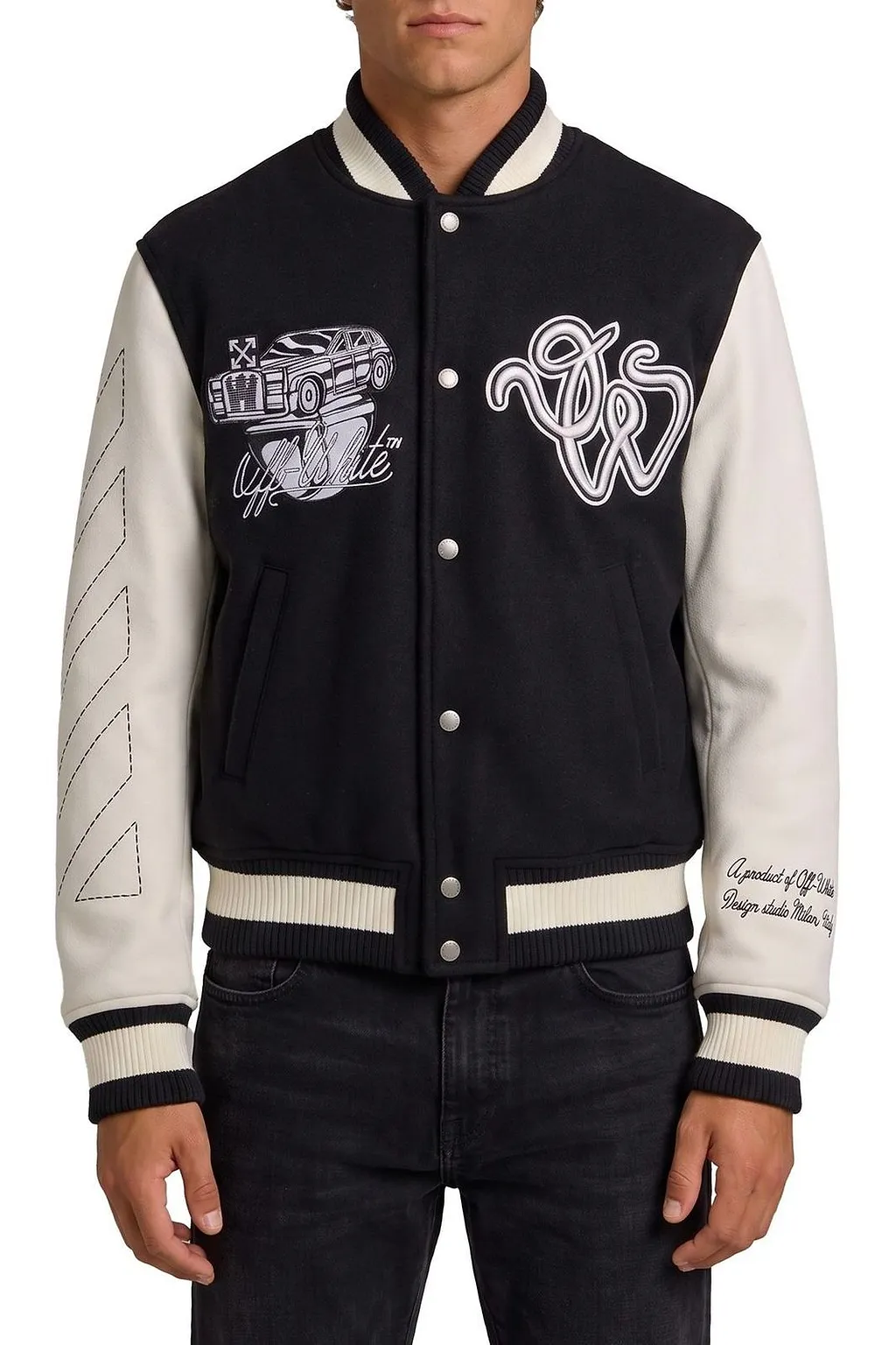 Cat Off Varsity Jacket