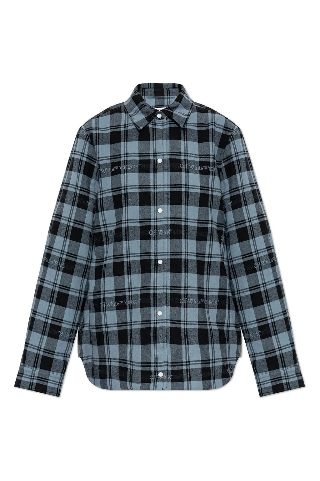 Checked Flannel Padded Overshirt