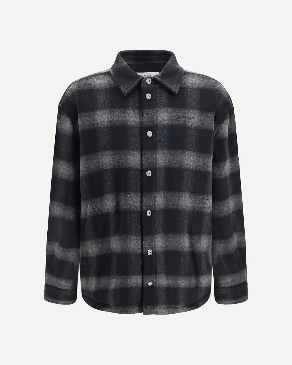 Off-White Checked Padded Jacket