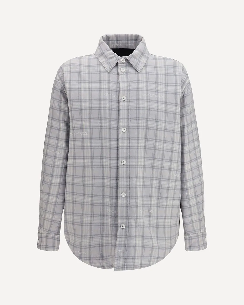 Off-White Checked Padded Jacket