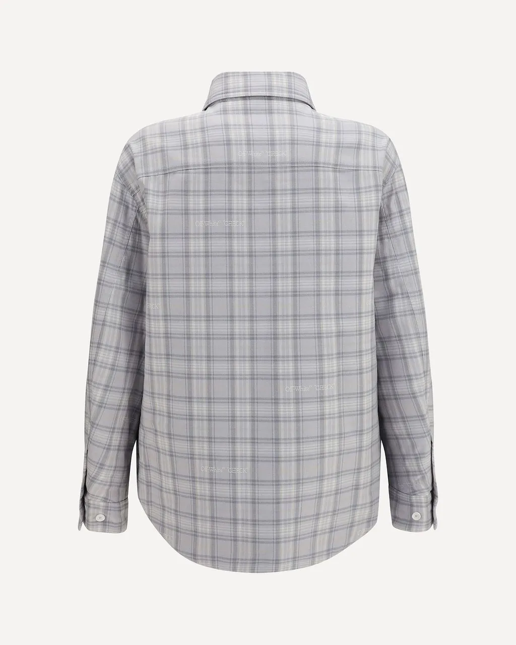 Off-White Checked Padded Jacket