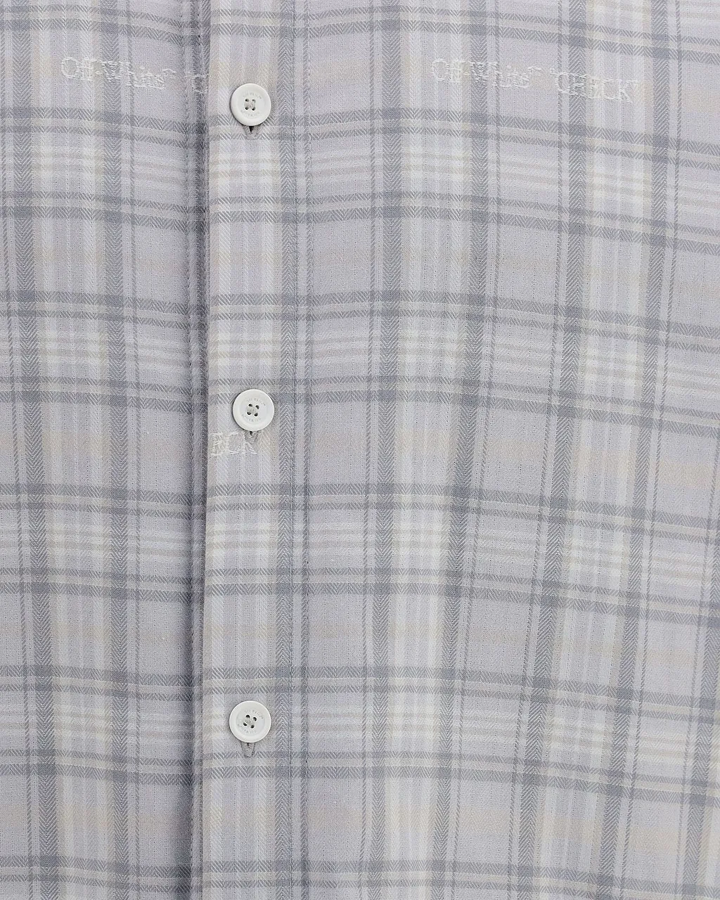 Off-White Checked Padded Jacket