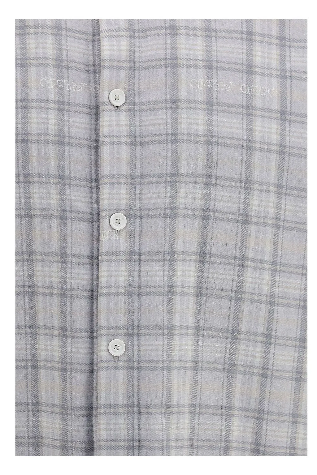 Off-White Checked Padded Jacket