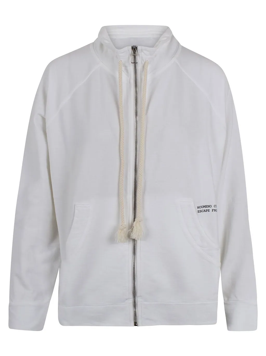 Noumeno Concept Logo-Print Zipped Sweatshirt