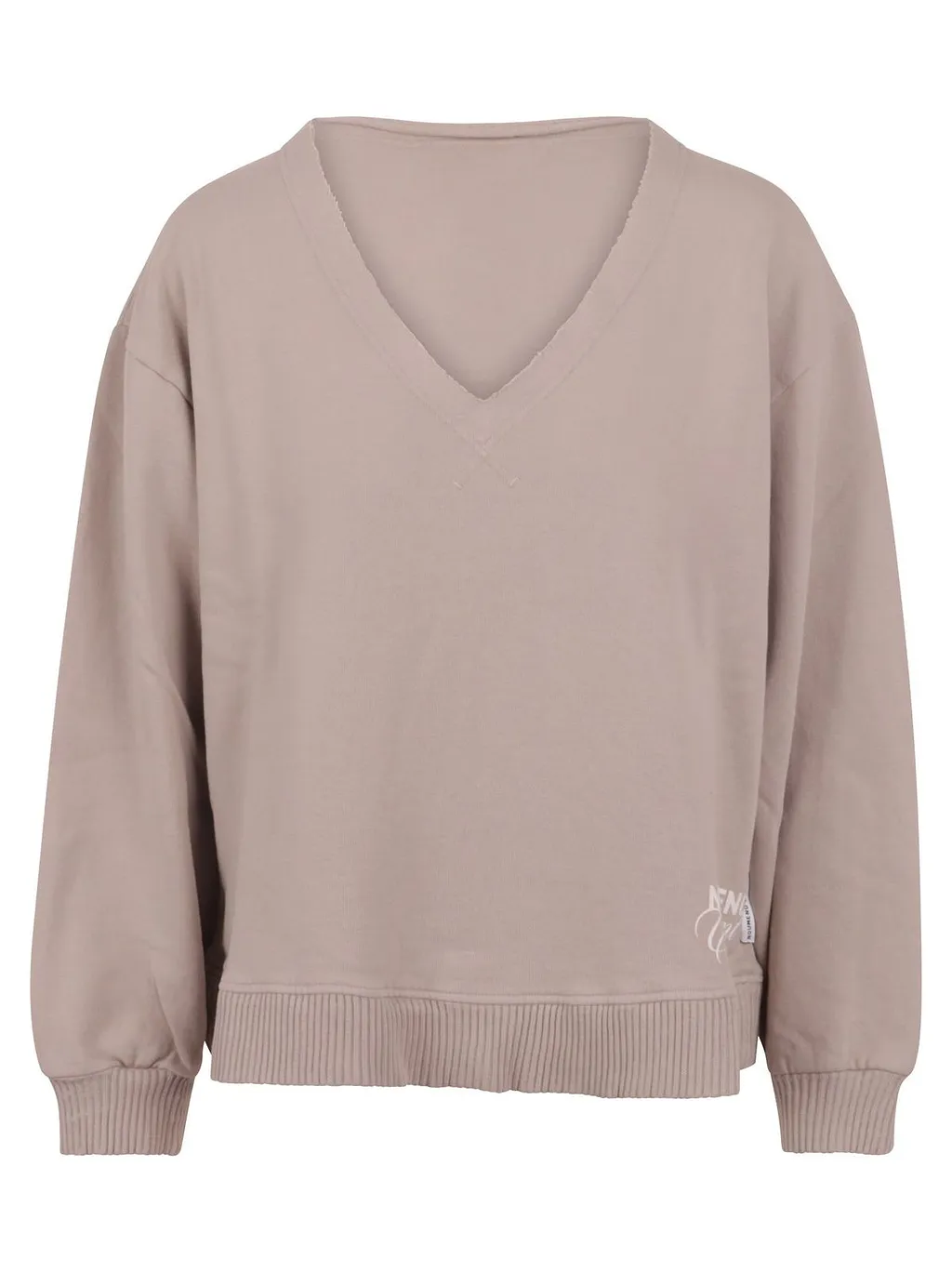 Noumeno Concept Long Sleeved V-Neck Sweatshirt