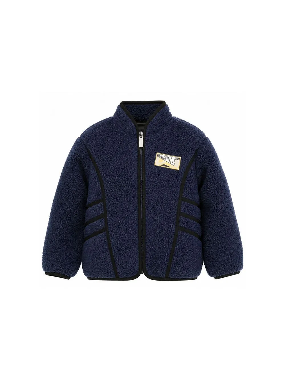 Logo Patch Fleece Jacket