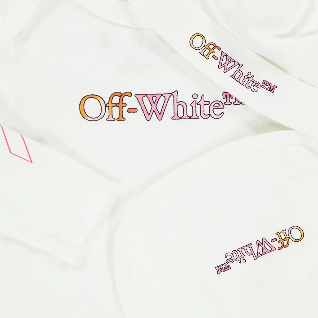 Logo Printed Babygrow Set