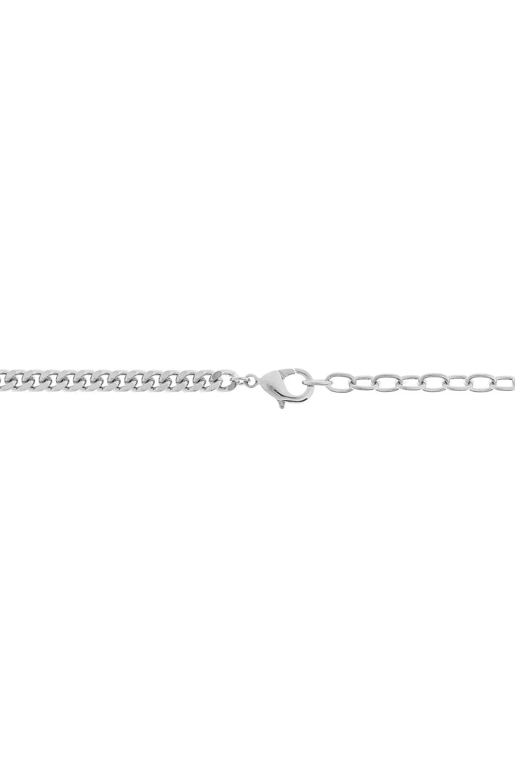 Off-White Diagonal Pendant Necklace