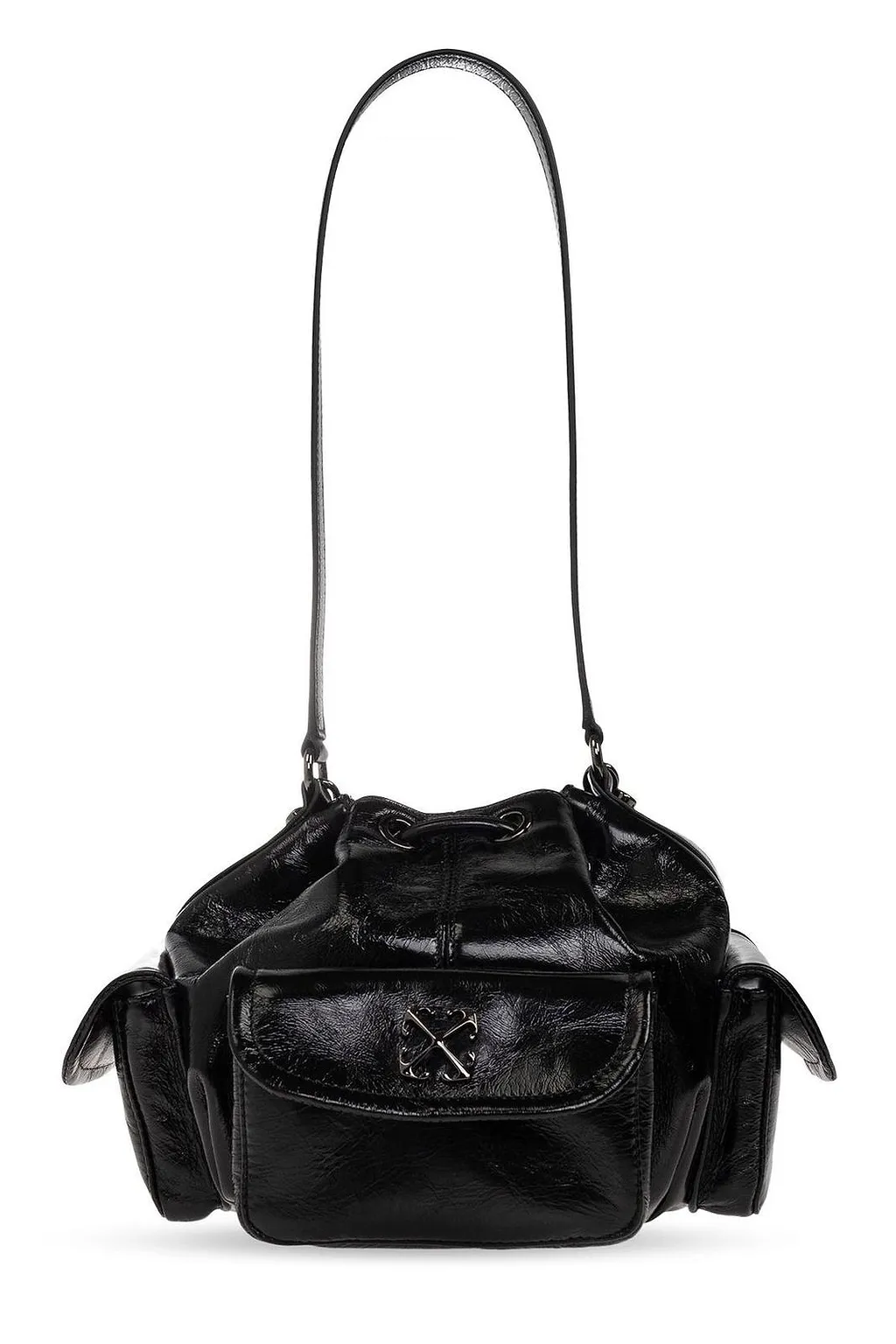 Dumbo Logo Plaque Drawstring Shoulder Bag
