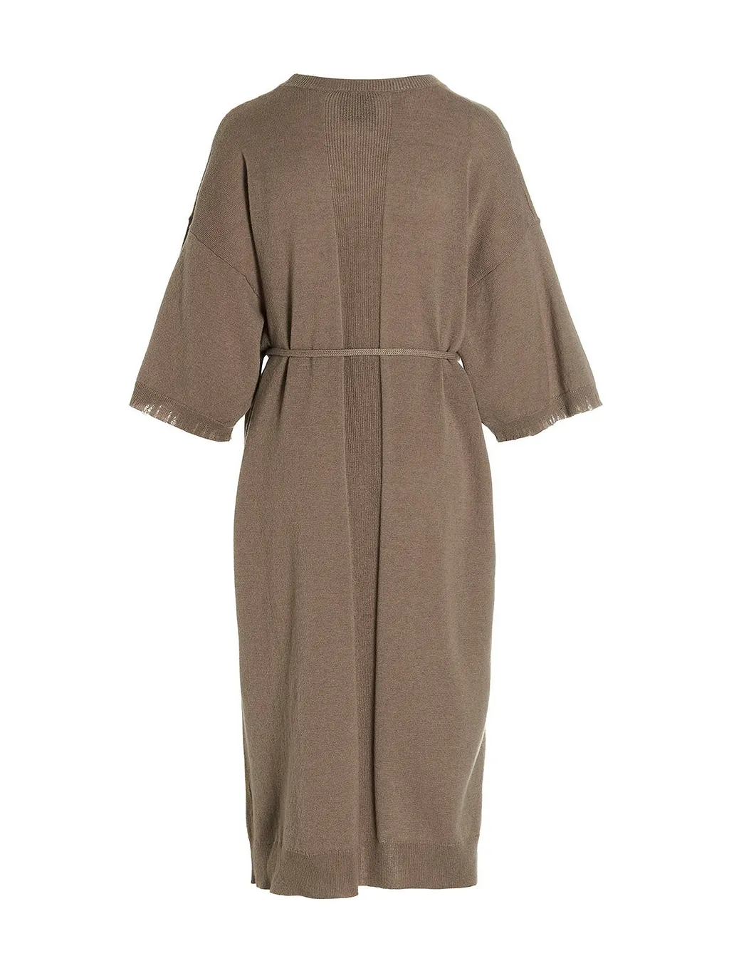 Nude Knit Maxi Dress