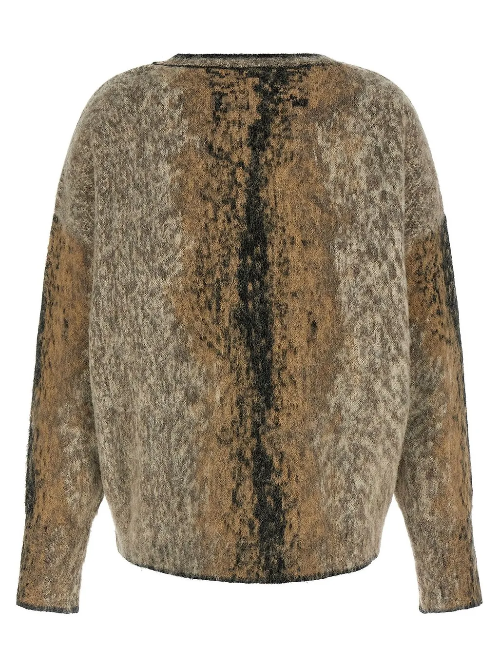 Nude Oversized Abstract Knit Sweater