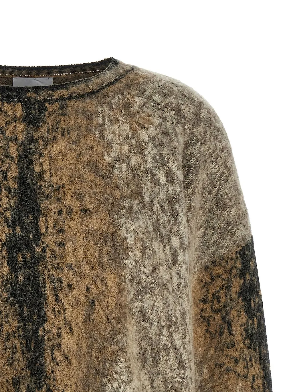 Nude Oversized Abstract Knit Sweater