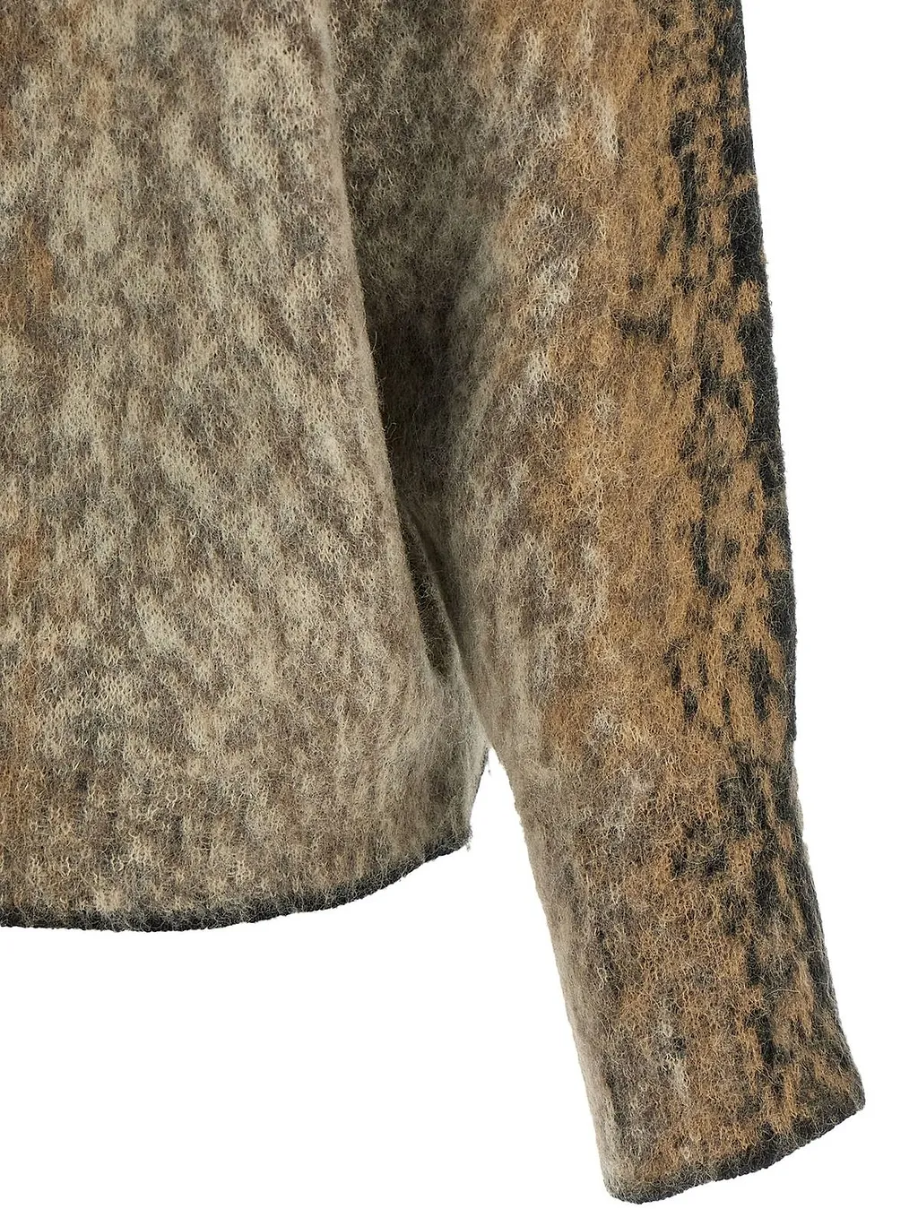 Nude Oversized Abstract Knit Sweater