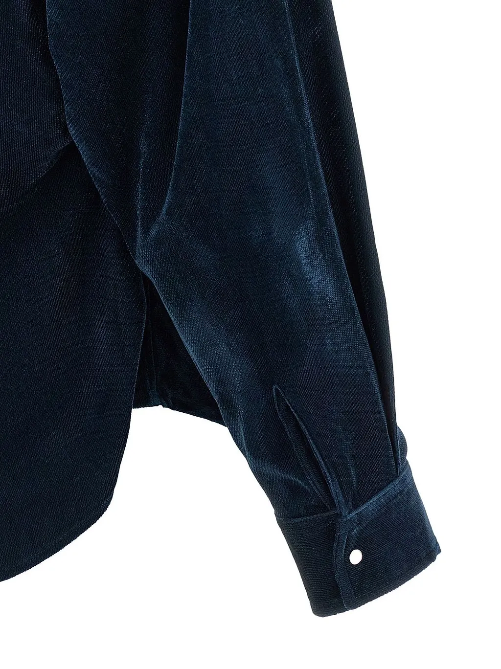 Nude Relaxed Velvet Shirt