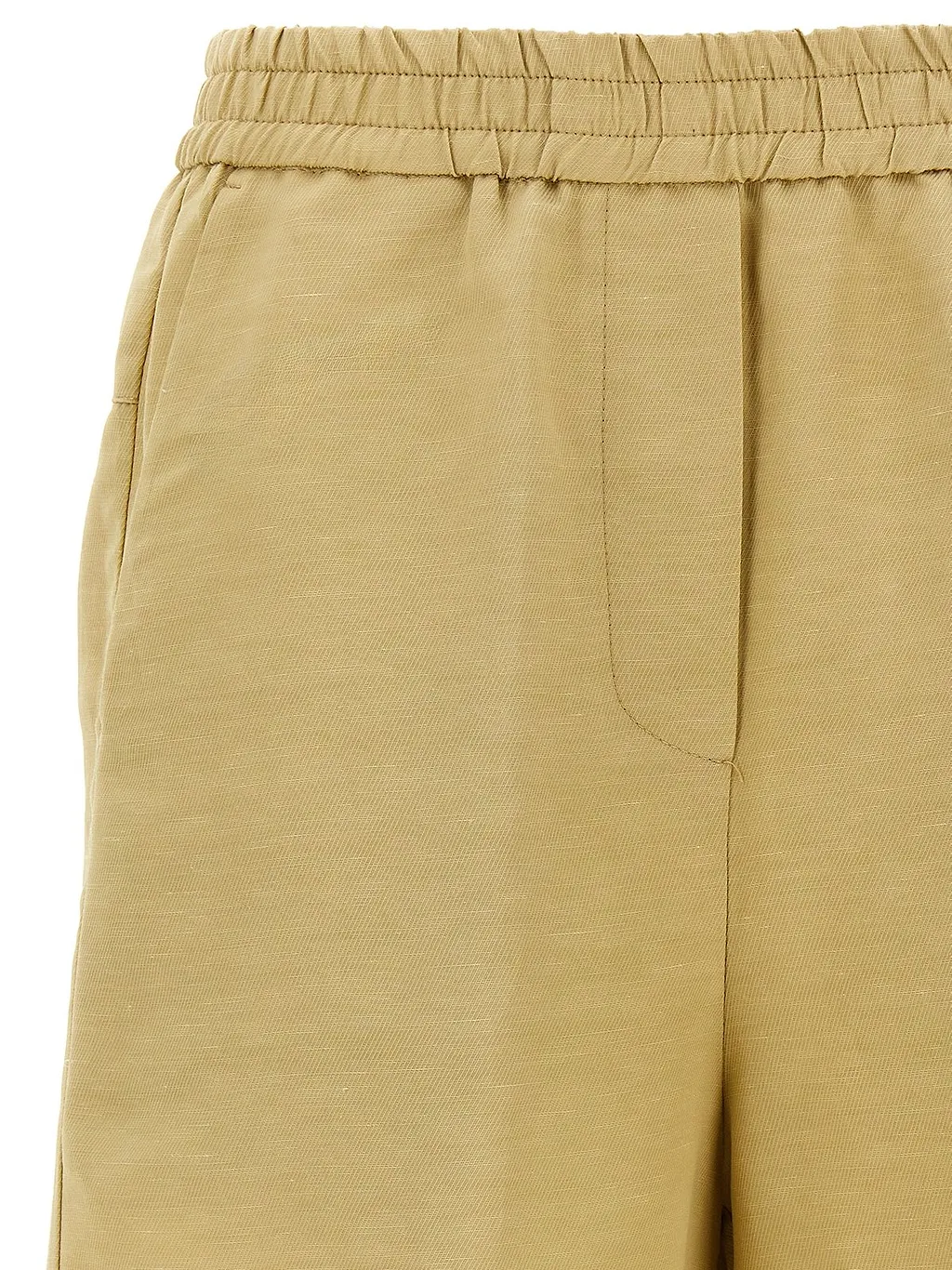 Nude Relaxed Fit Bermuda Shorts