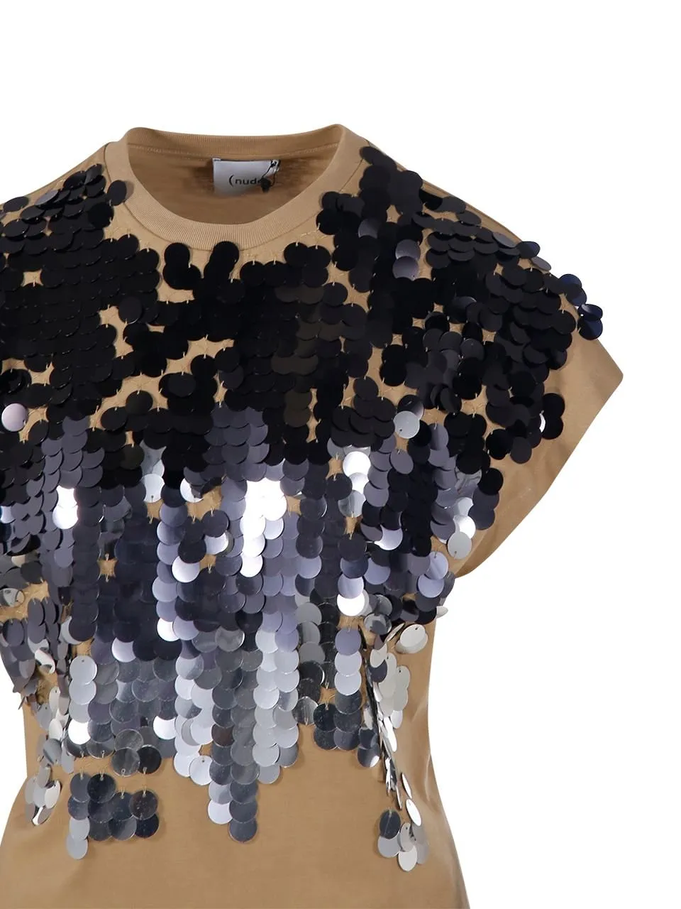 Sequinned Short-Sleeve T-Shirt