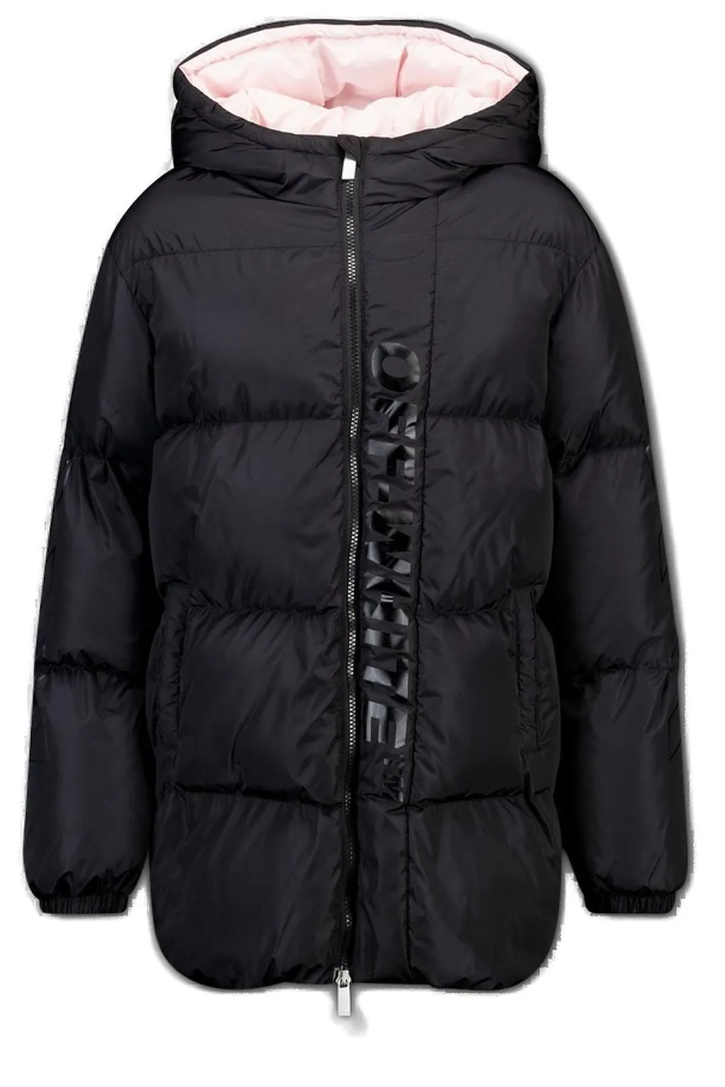 Off-White Kids Padded Hooded Long Coat