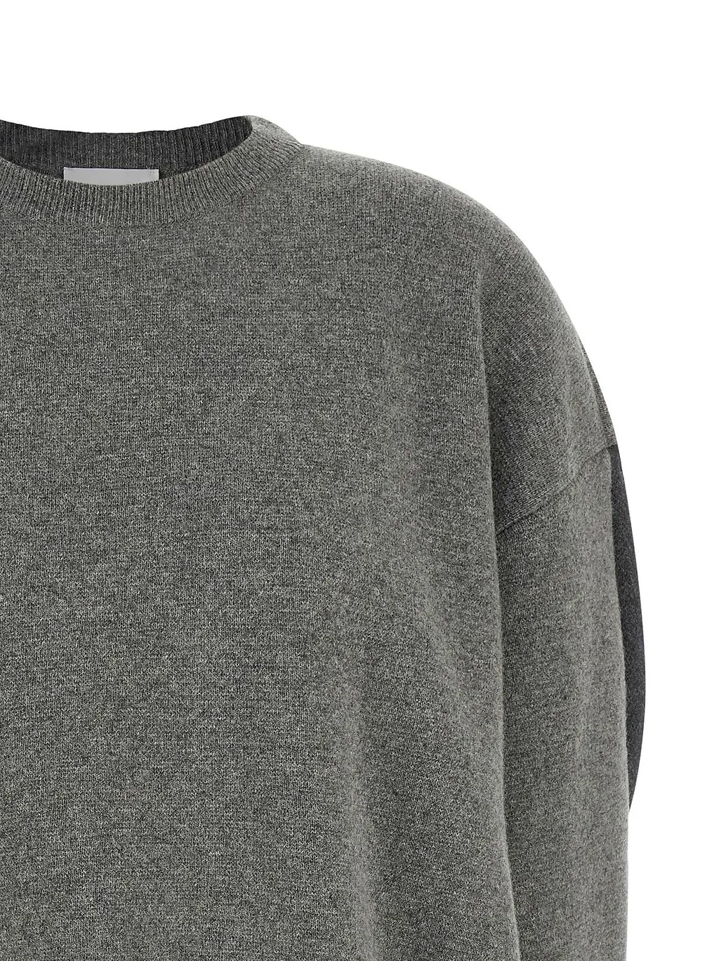 Nude Two-Tone Oversized Knitted Sweater