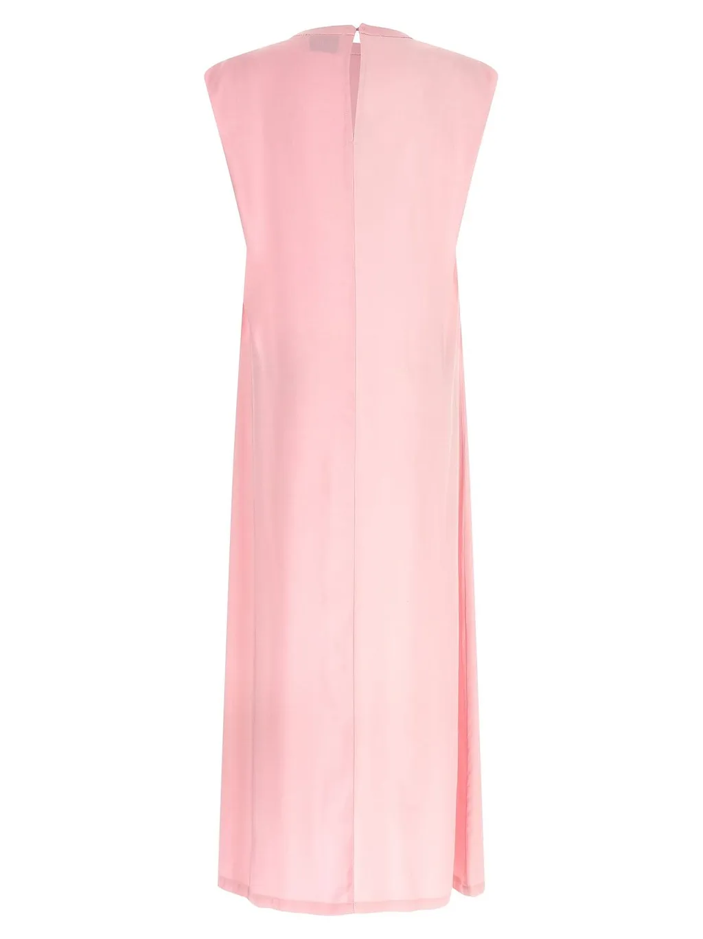 Nude Sleeveless Maxi Dress