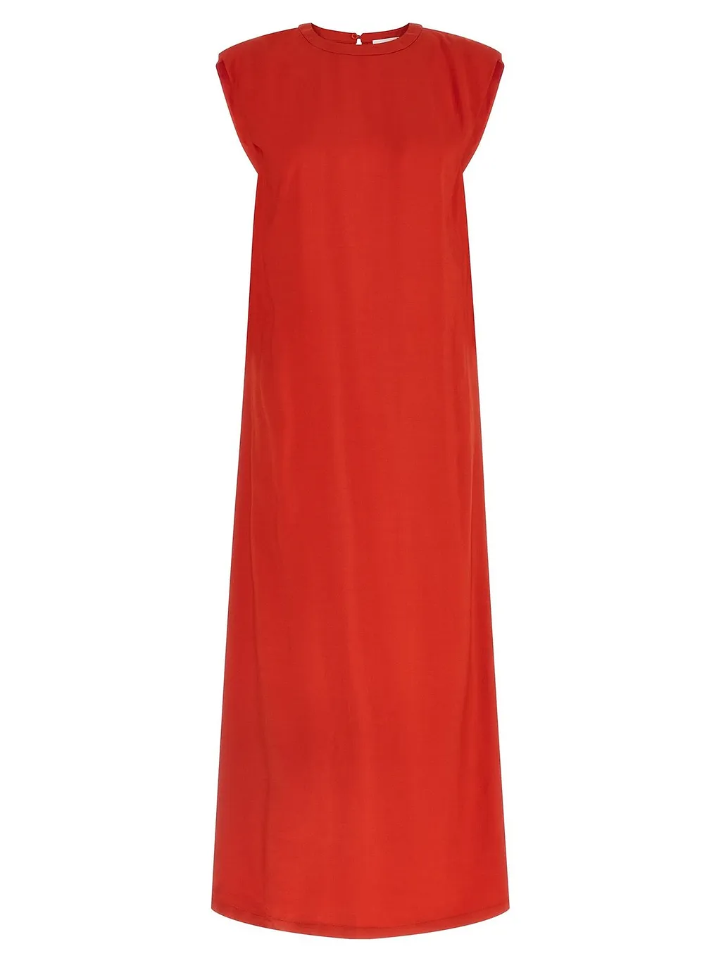 Nude Sleeveless Maxi Dress