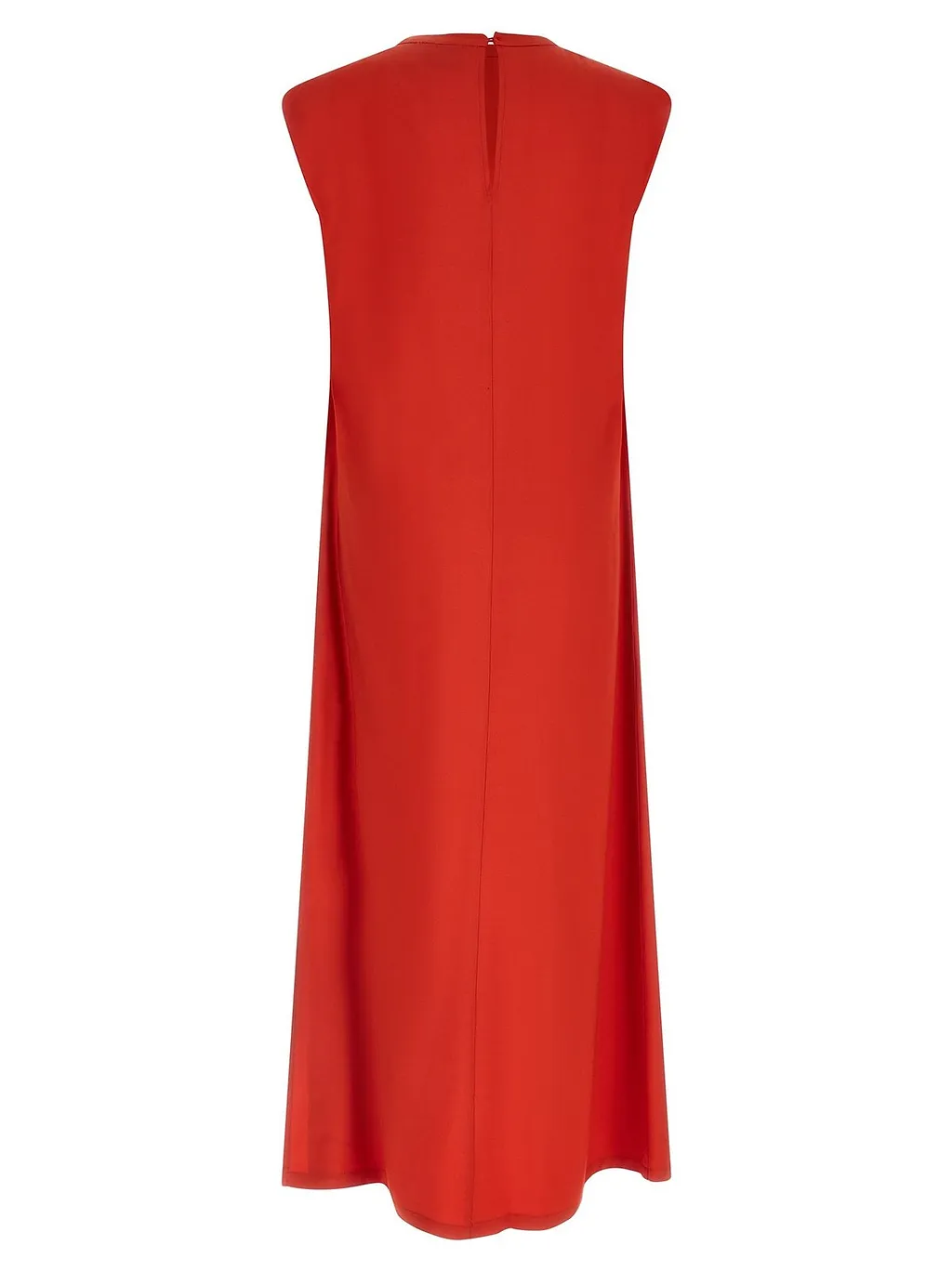 Nude Sleeveless Maxi Dress