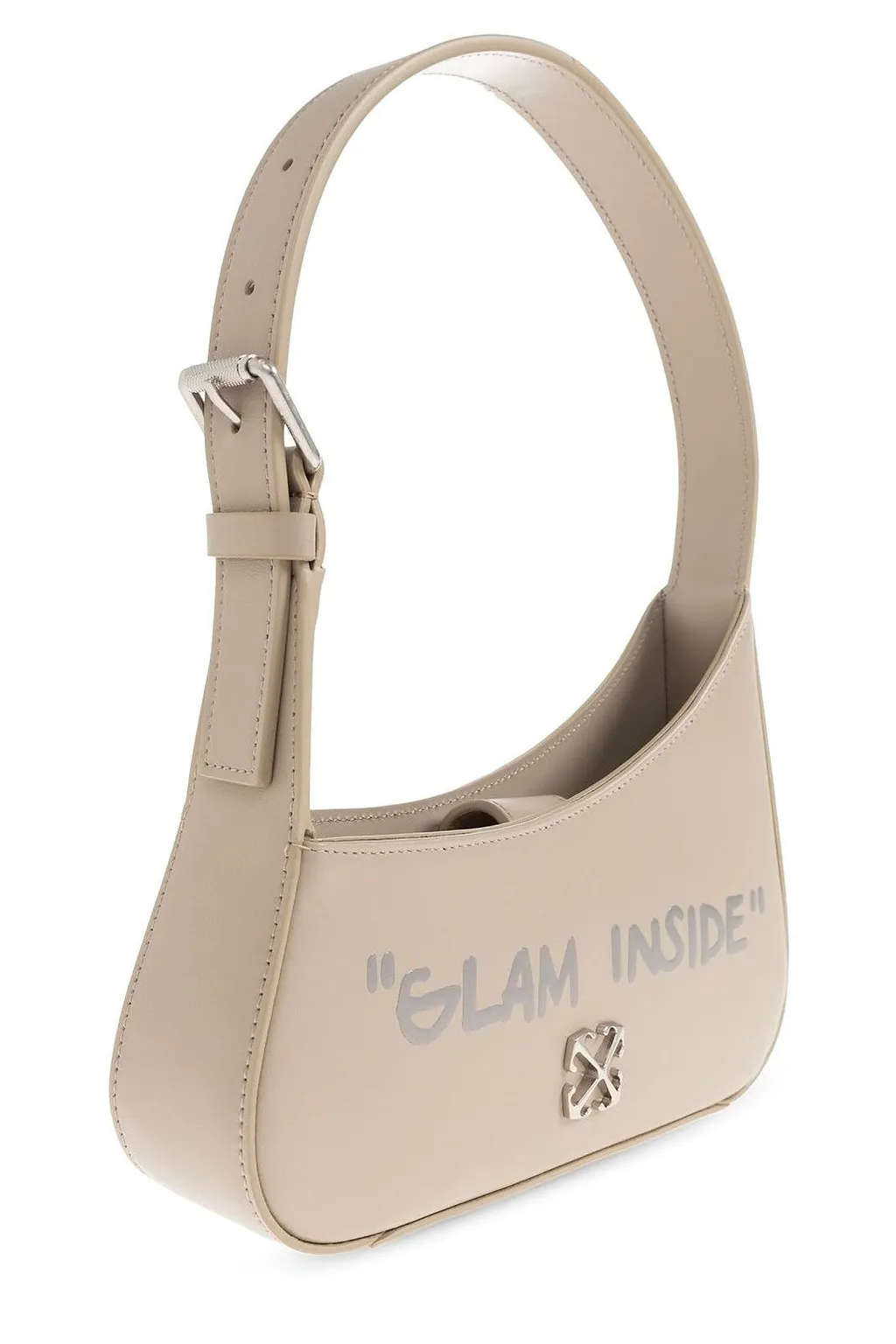 Off-White Glam Inside Logo Plaque Tote Bag