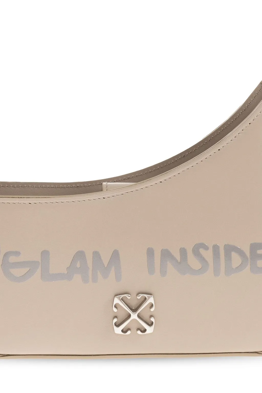 Off-White Glam Inside Logo Plaque Tote Bag