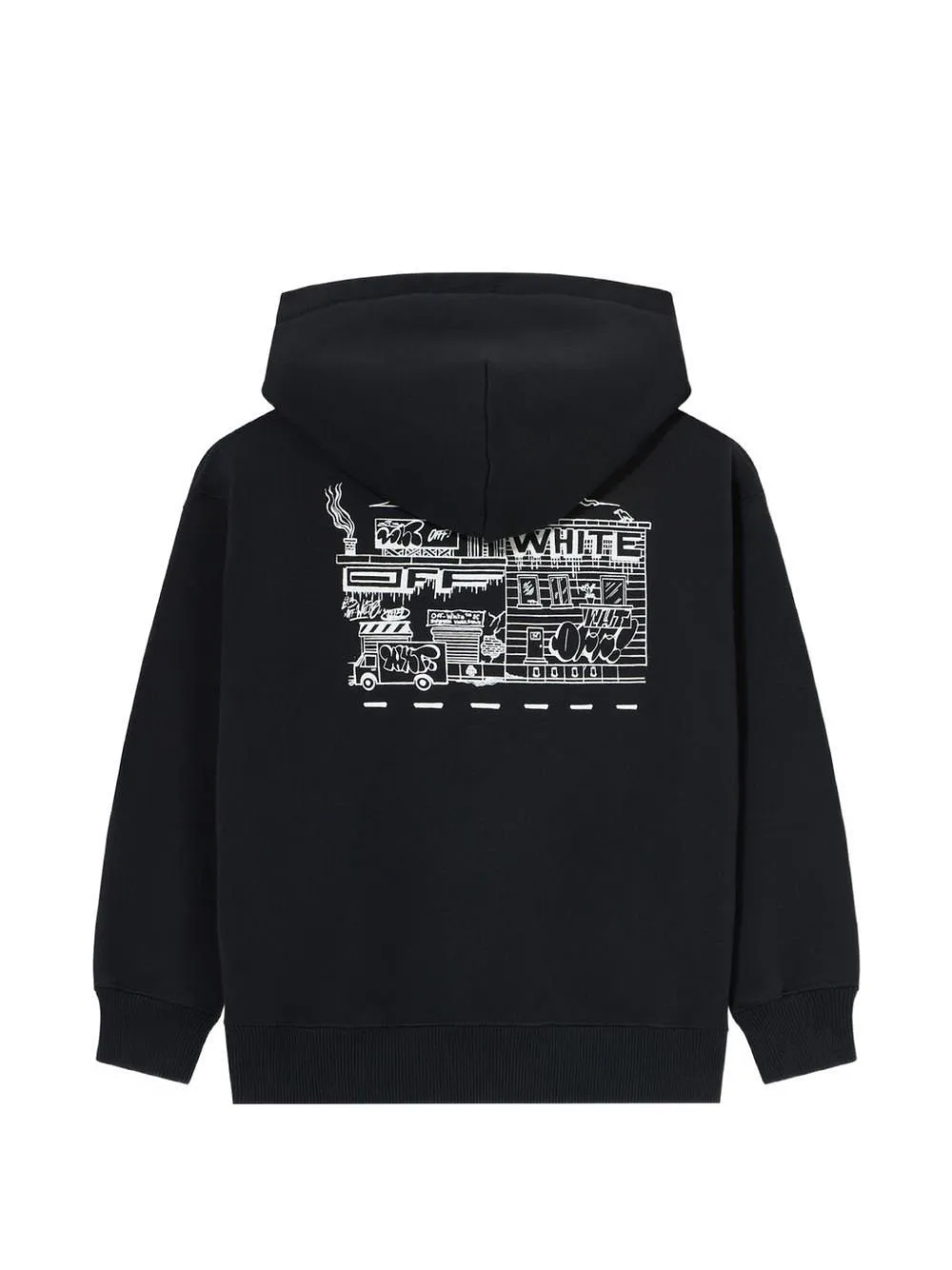 Off-White Kids Zip-Up Hoodie