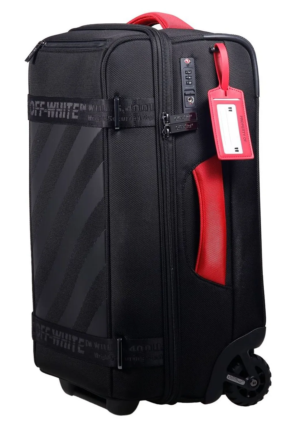 Off-White Logo Detailed Zip-Up Suitcase