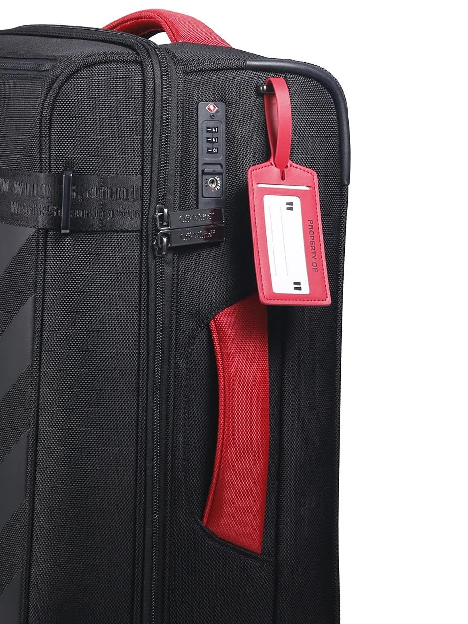 Off-White Logo Detailed Zip-Up Suitcase