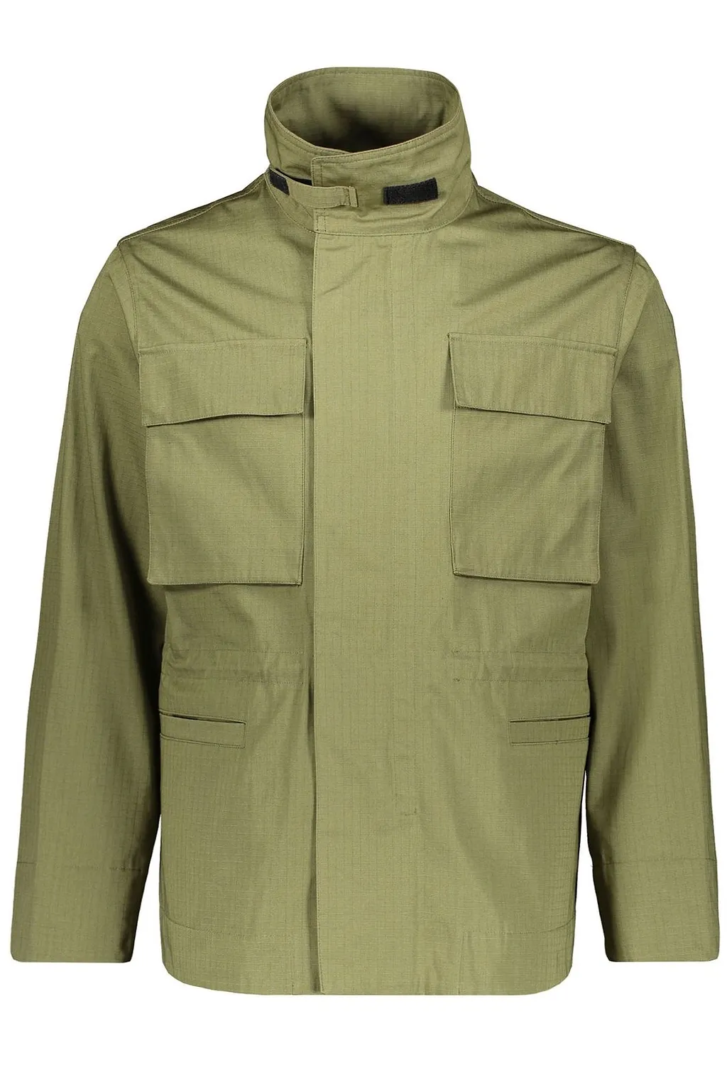 Off-White High Neck Long-Sleeved Jacket