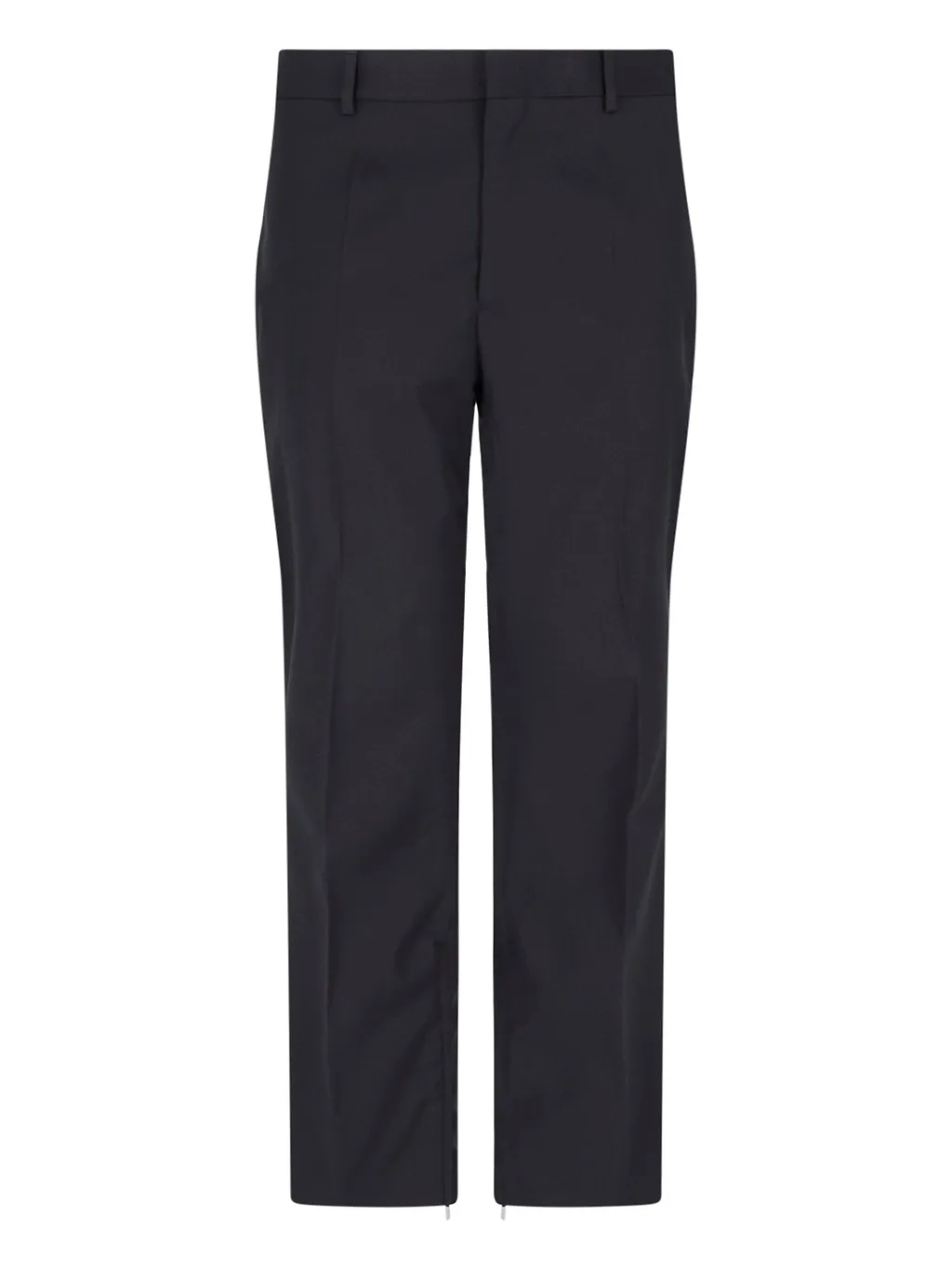 Off-White High Waist Straight Leg Pants