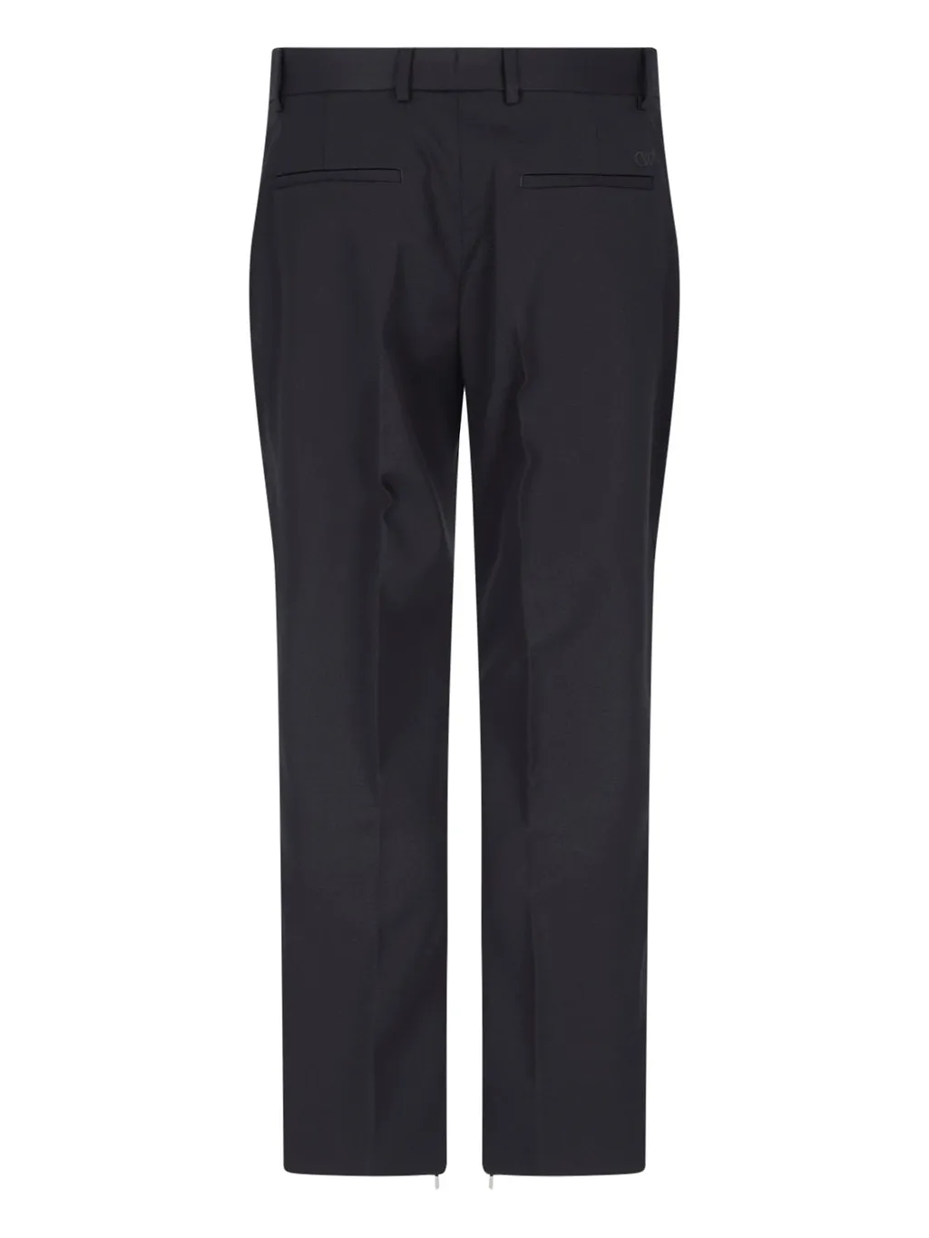 Off-White High Waist Straight Leg Pants