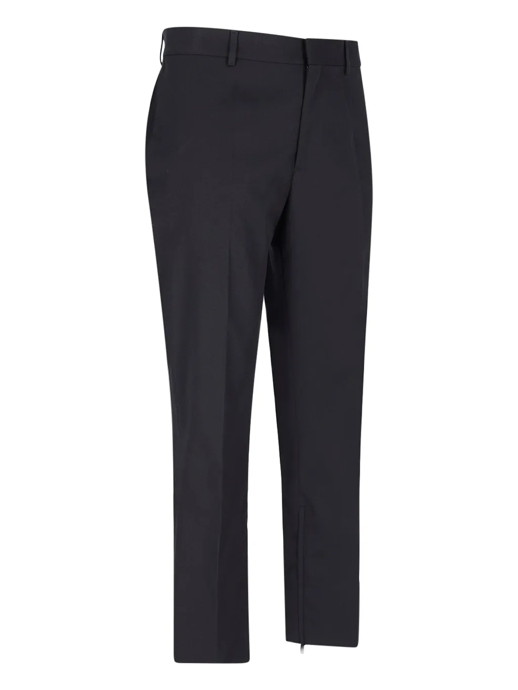 Off-White High Waist Straight Leg Pants
