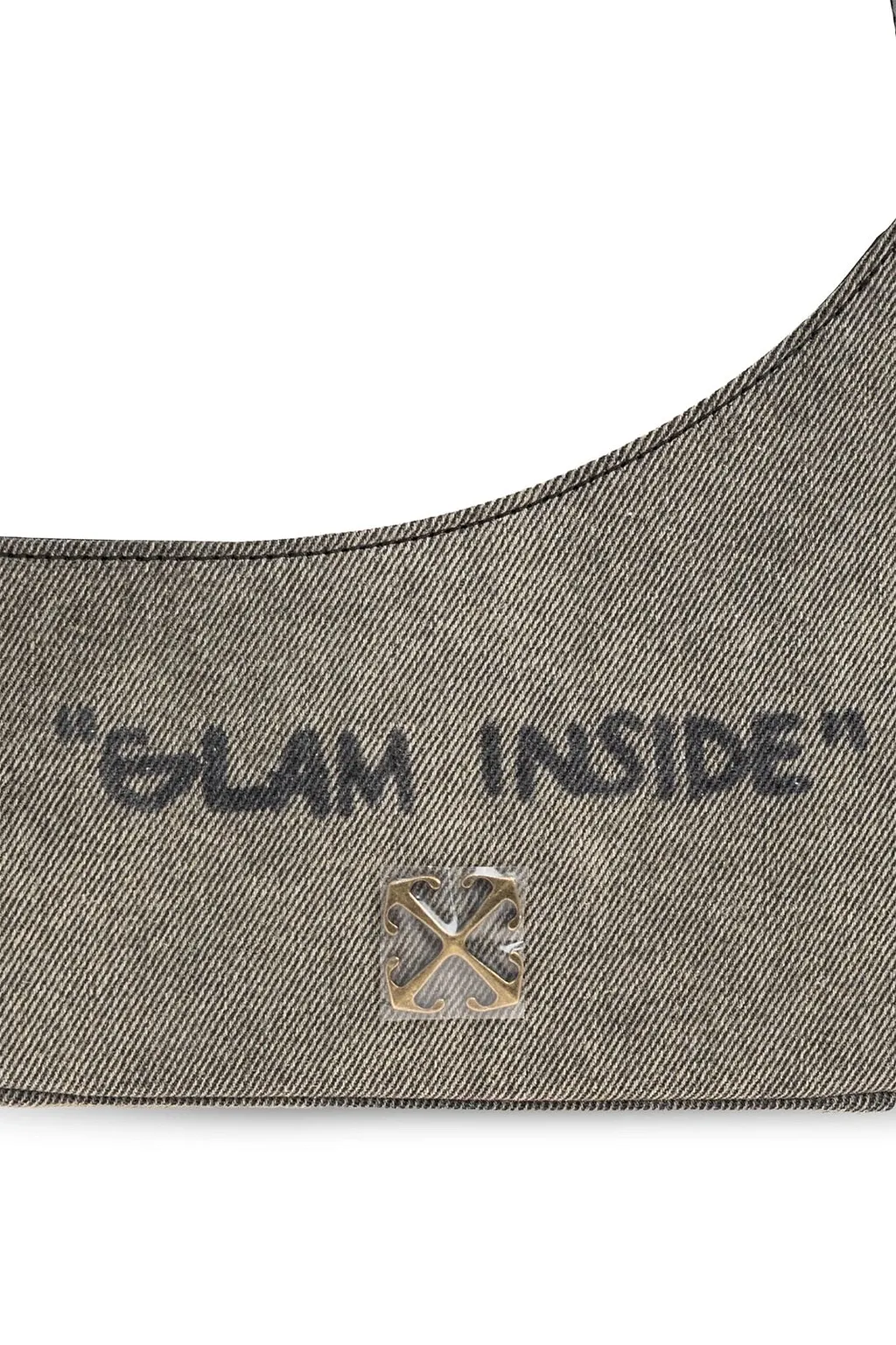 Jitney Logo Plaque Shoulder Bag