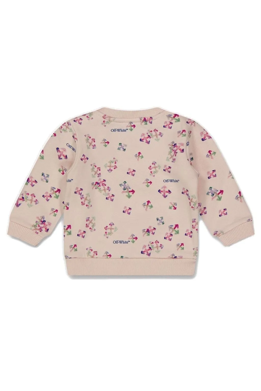 Off-White Kids Aop Arrow Crewneck Logo Sweatshirt