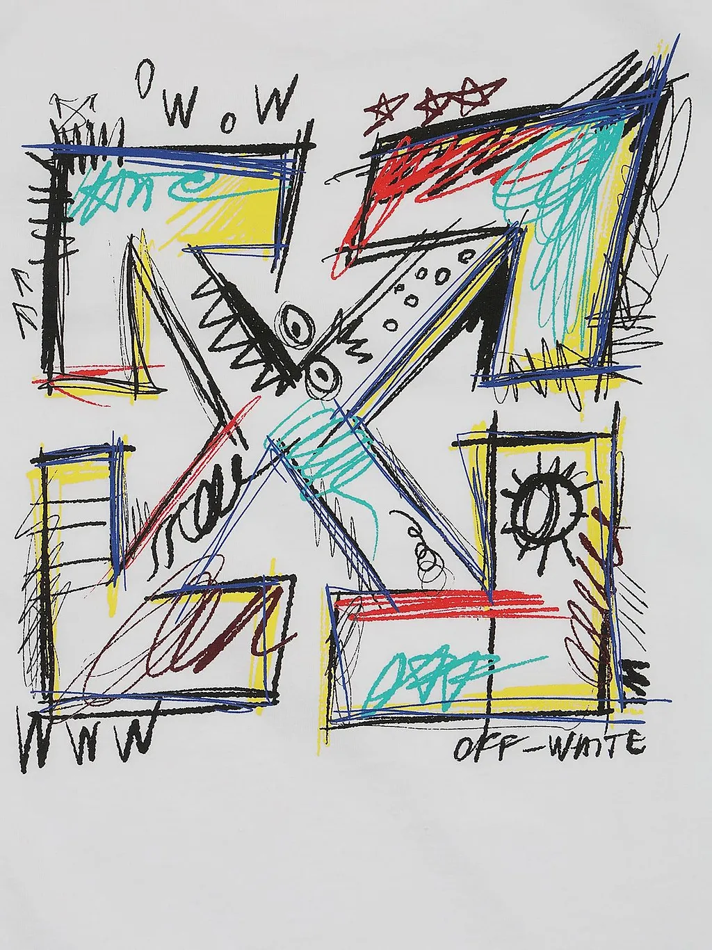 Off-White Kids Arrow Scribble Crewneck T-Shirt