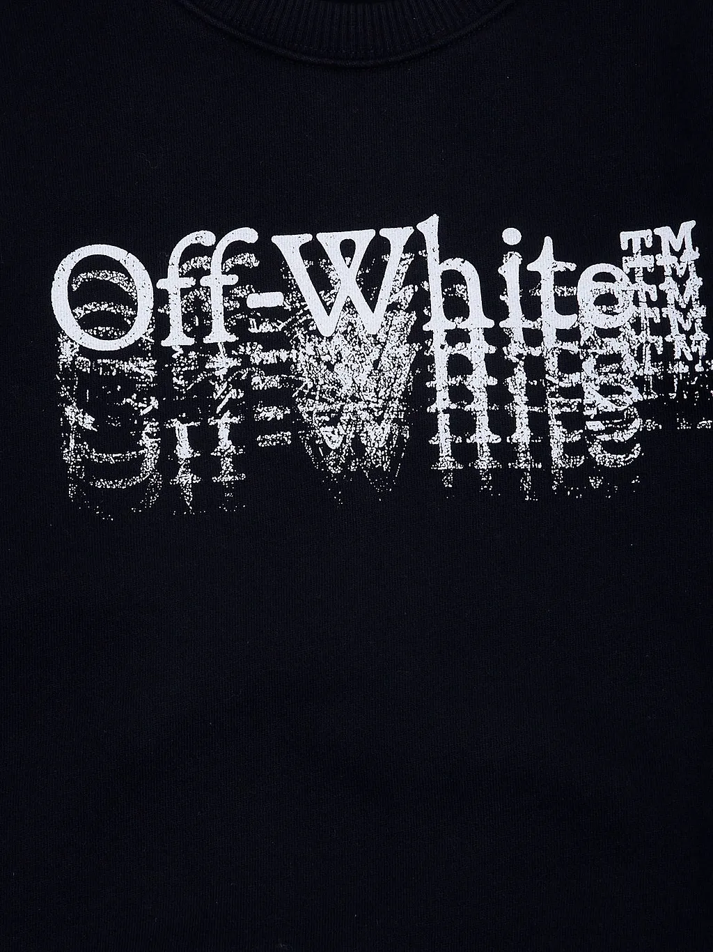 Off-White Kids Big Bookish Stamp Crewneck Sweatshirt