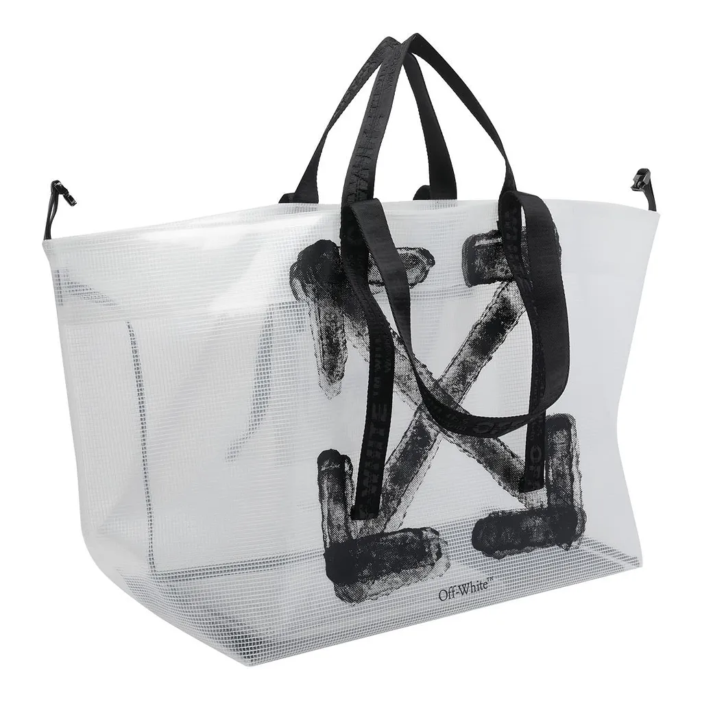 Logo Printed Top Handle Bag