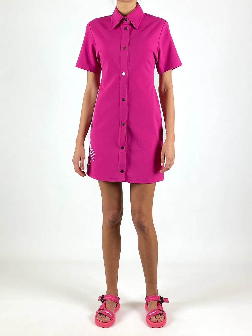 Logo Shirt Mini Dress