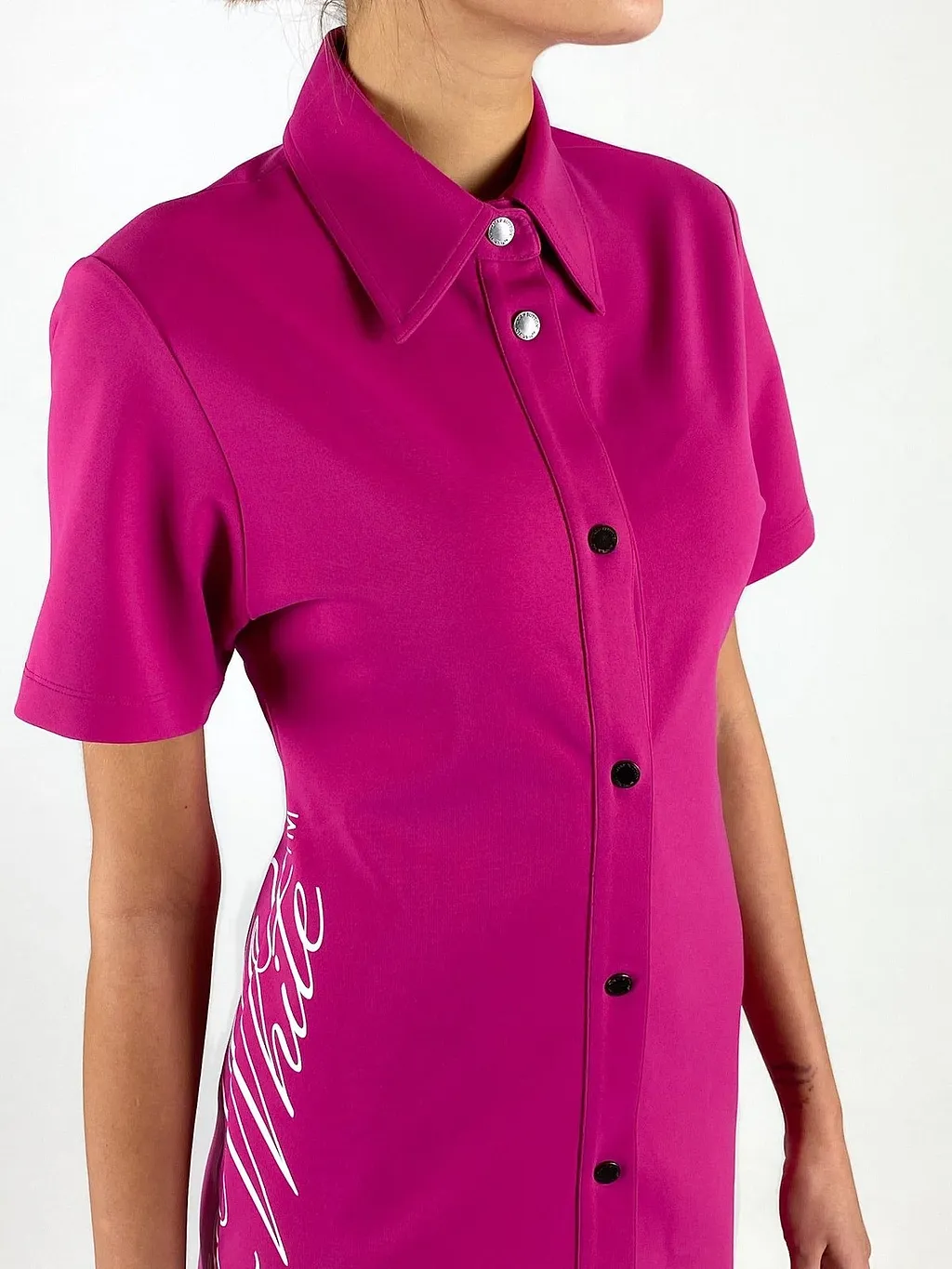 Logo Shirt Mini Dress