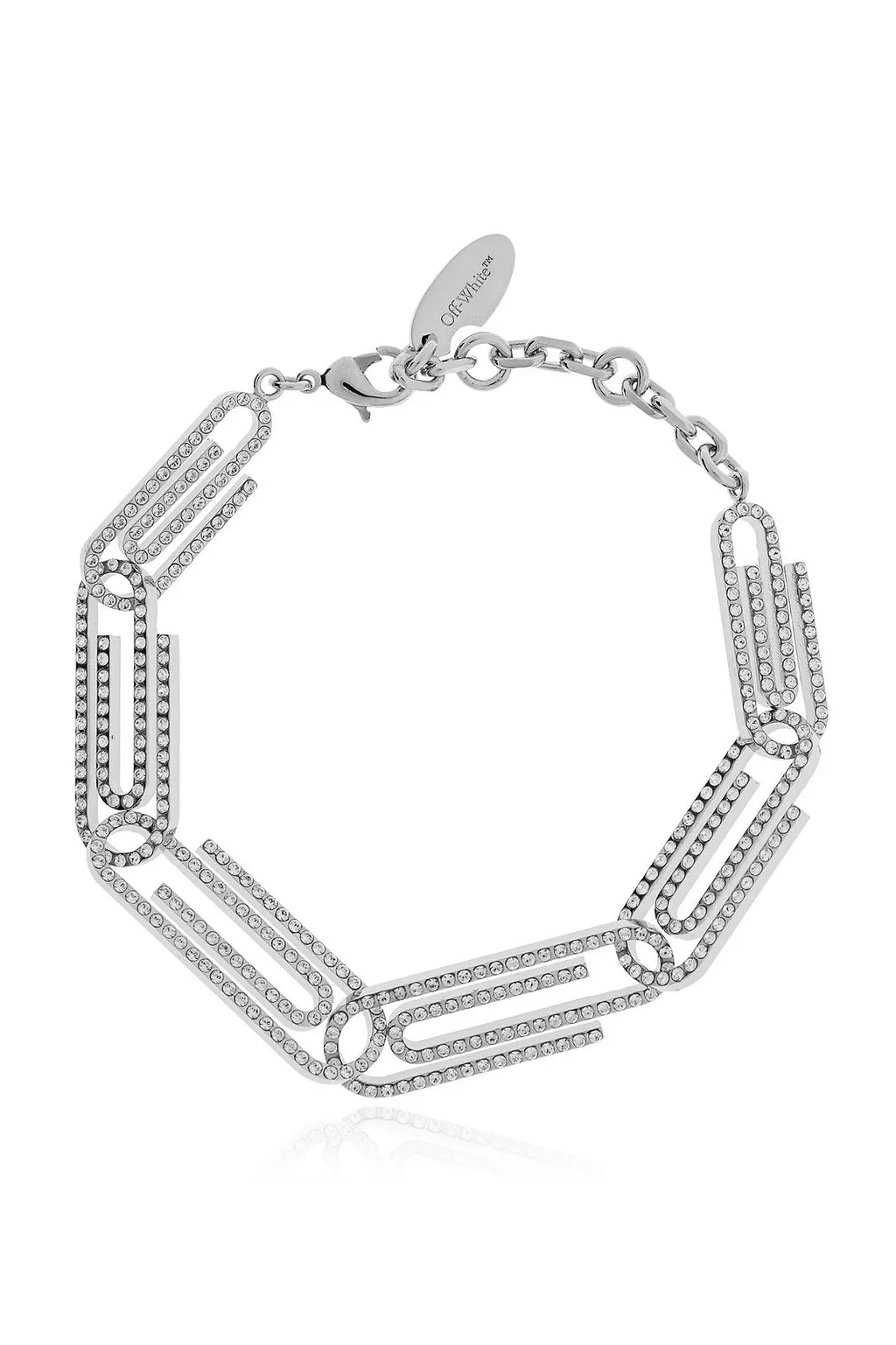 Crystal Paperclip Bracelet