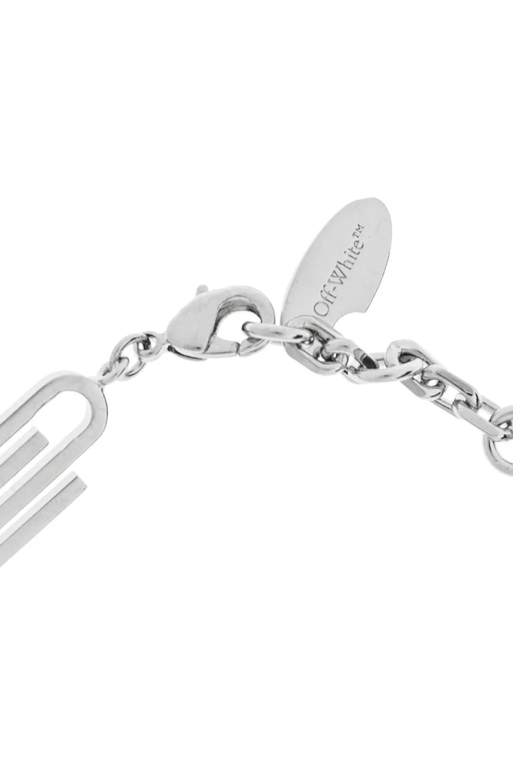 Paperclip-Link Logo Engraved Bracelet