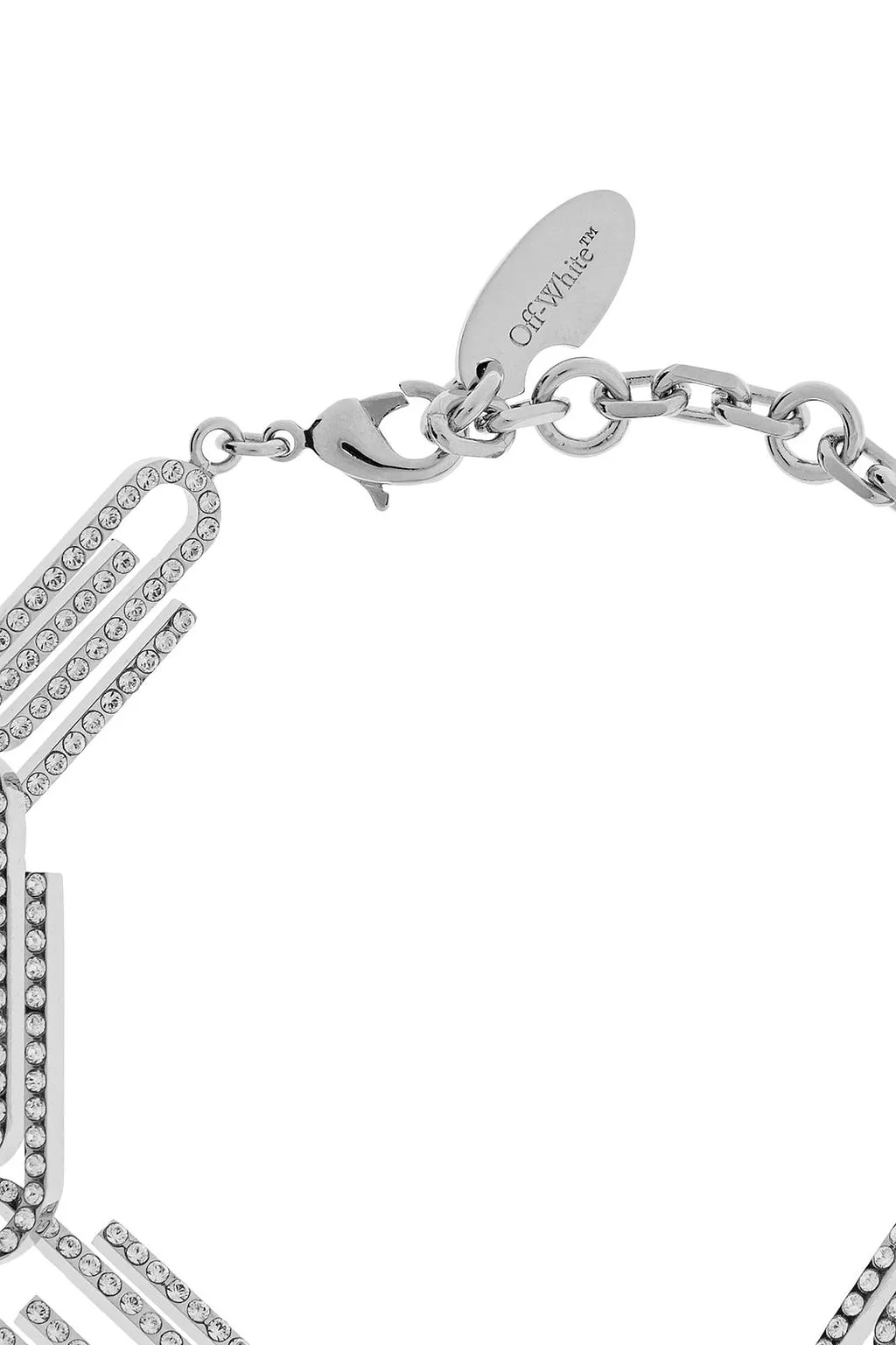 Crystal Paperclip Bracelet