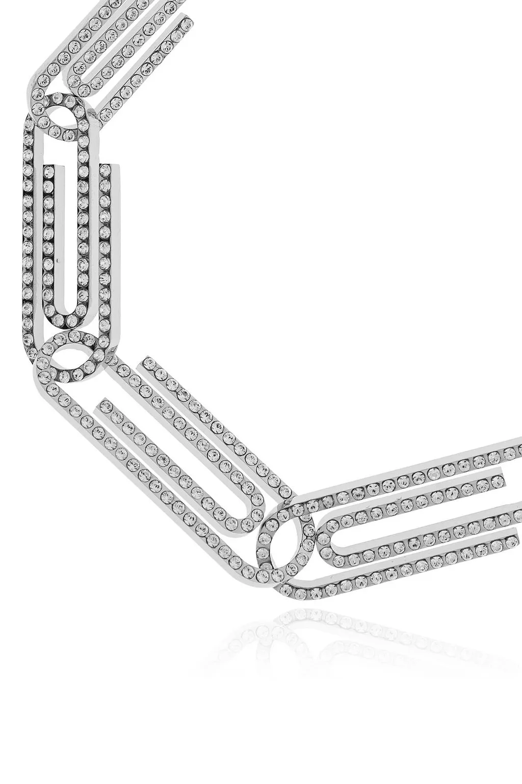 Crystal Paperclip Bracelet