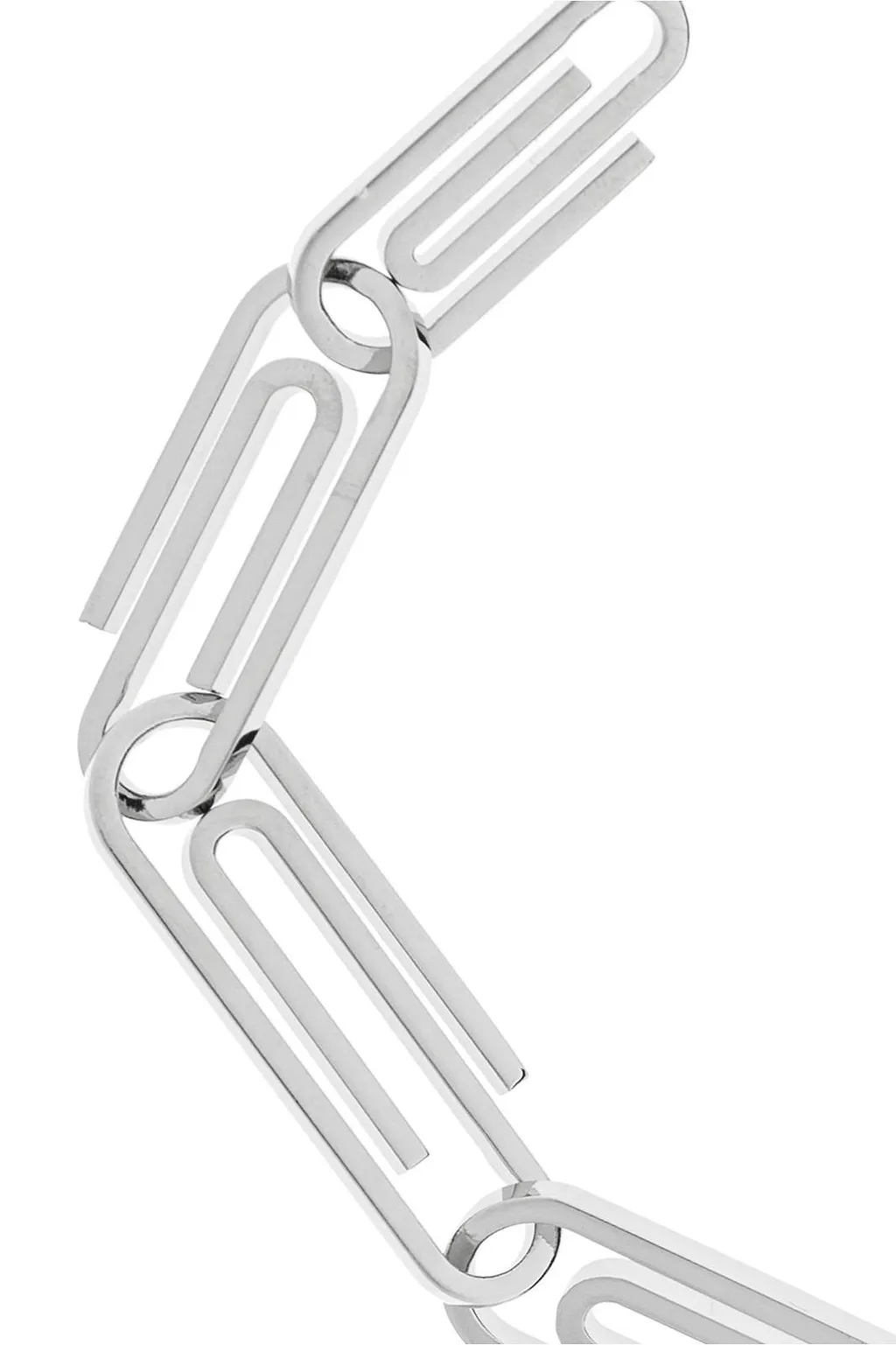Paperclip-Link Logo Engraved Bracelet