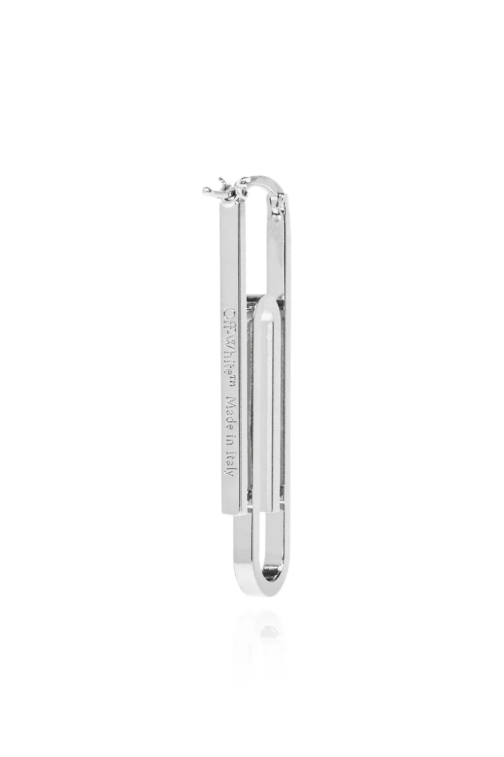 Paperclip Mono Single Earring