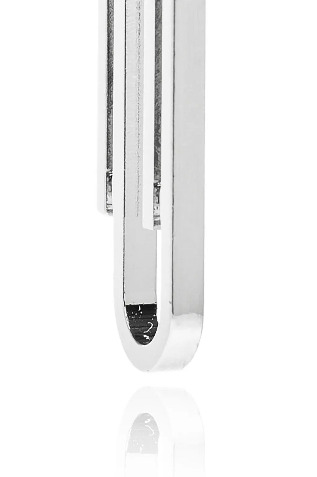 Paperclip Mono Single Earring