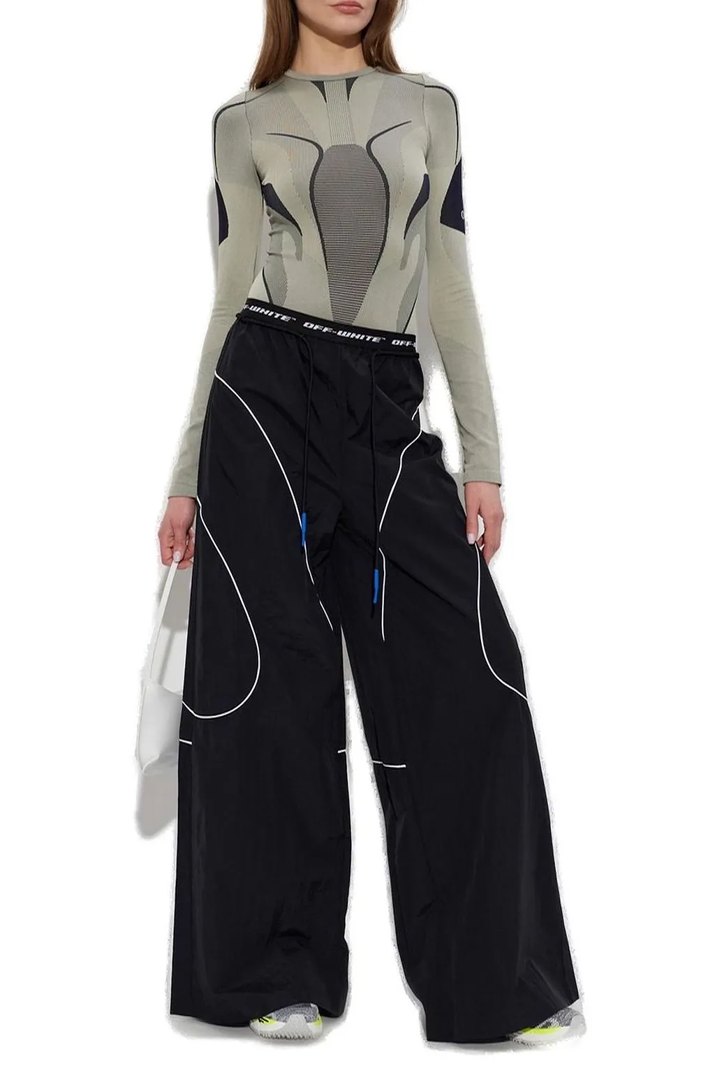 Off-White Seamless Long Sleeve Bodysuit