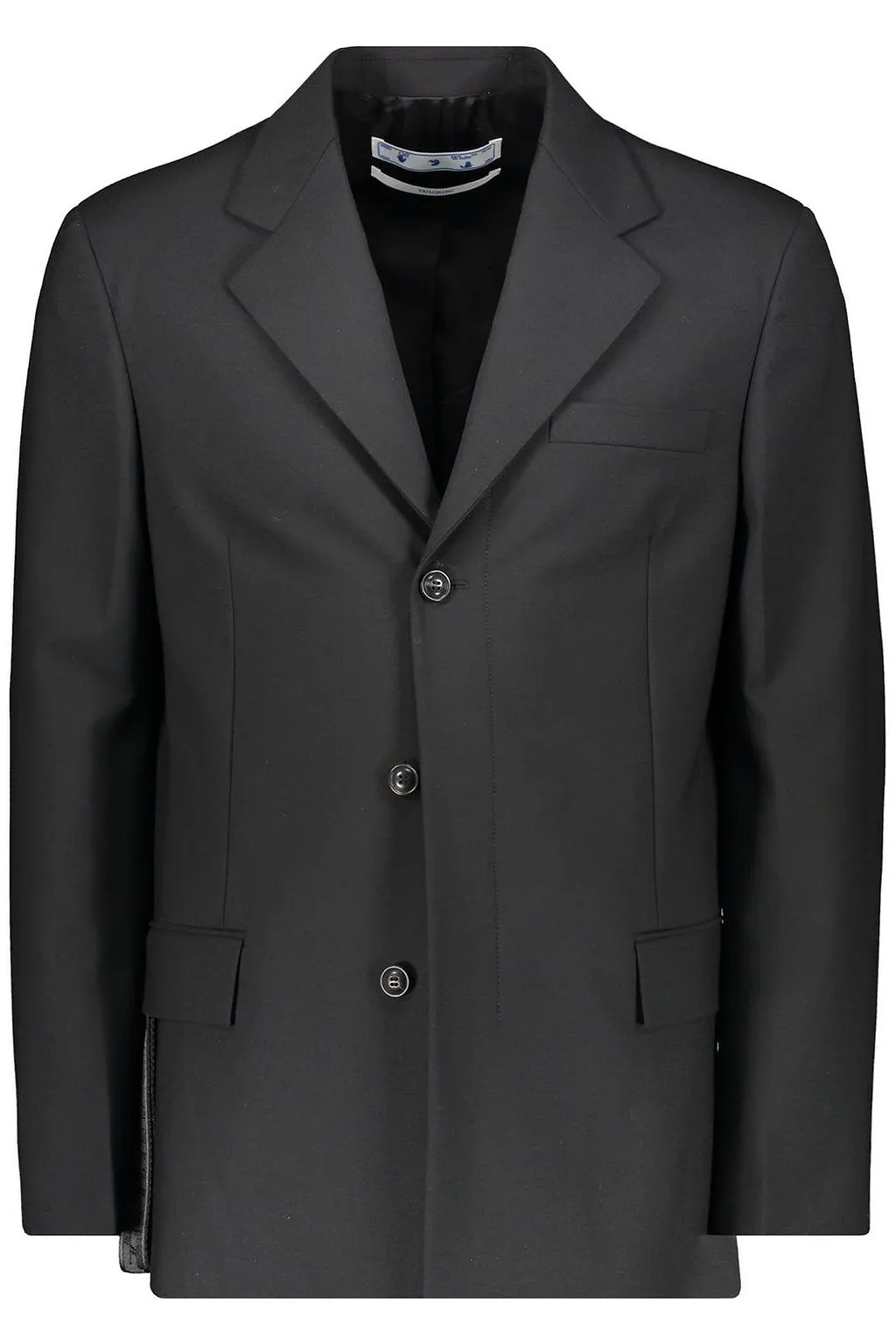 Off-White Single-Breasted Long-Sleeved Jacket